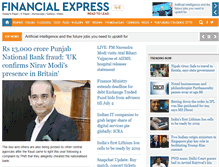 Tablet Screenshot of financialexpress.com